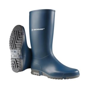 Dunlop Ladies Navy Wellington